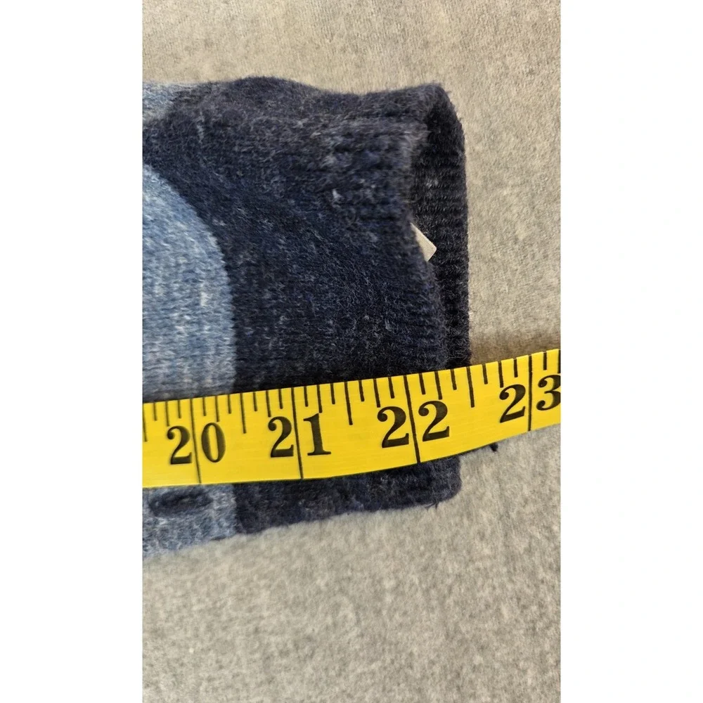 GAP‎ Baby Footless One Piece 6-12 Mos Stretch Navy Heather Teddy Bear Logo Cozy